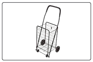 Stainless Steel Shopping Trolley